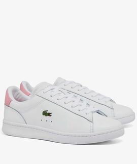 ZAPATILLAS LACOSTE CARNABY SET 224 WHITE / LIGHT PINK