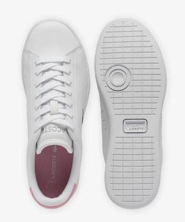 ZAPATILLAS LACOSTE CARNABY SET 224 WHITE / LIGHT PINK