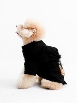 ROPA PARA MASCOTAS MWM TEDDY NEGRO