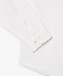 CAMISA DE ALGODÓN PINPOINT PREMIUM REGULAR FIT BLANCA