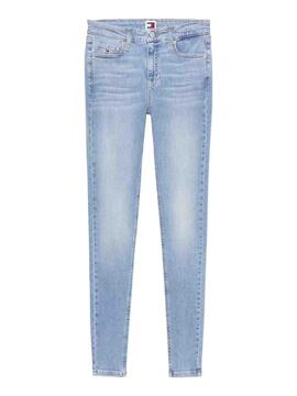 PANTALÓN VAQUERO NORA MID RISE SKINNY FIT CH0214 DENIM LIGHT