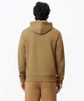 SUDADERA CON CAPUCHA DE FELPA CAMEL