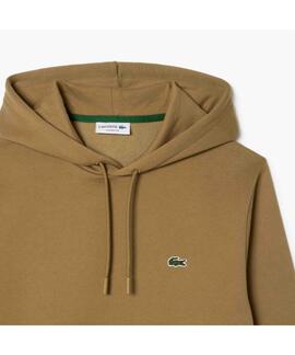 SUDADERA CON CAPUCHA DE FELPA CAMEL