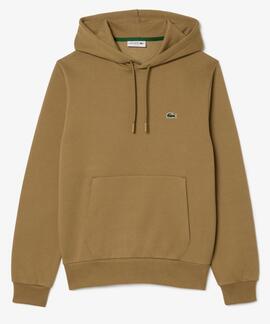 SUDADERA CON CAPUCHA DE FELPA CAMEL