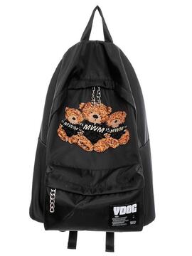 MOCHILA UNISEX MWM TEDDY NEGRA