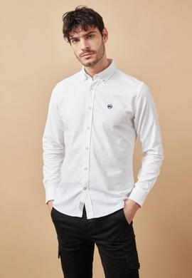 CAMISA SLIM FIT POPELÍN BLANCO