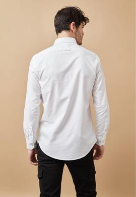 CAMISA SLIM FIT POPELÍN BLANCO