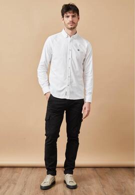 CAMISA SLIM FIT POPELÍN BLANCO