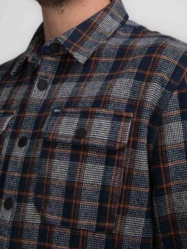 SOBRECAMISA BEAUFORT REGULAR FIT CUADROS MULTICOLOR