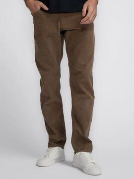 PANTALÓN DE PANA RUSSEL TAPERED FIT CAMEL