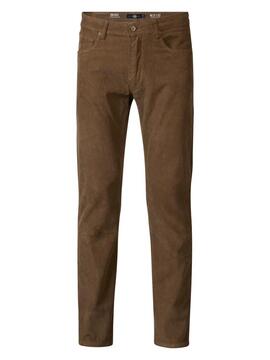 PANTALÓN DE PANA RUSSEL TAPERED FIT CAMEL