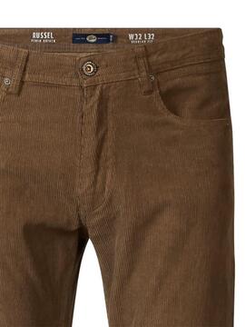 PANTALÓN DE PANA RUSSEL TAPERED FIT CAMEL