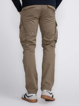 PANTALÓN BOLSO CARGO TAPERED FIT CAMEL