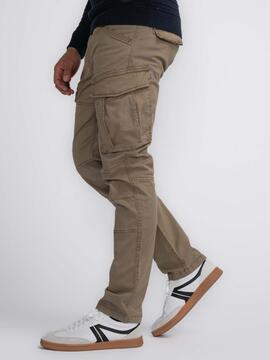 PANTALÓN BOLSO CARGO TAPERED FIT CAMEL