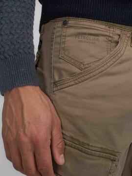 PANTALÓN BOLSO CARGO TAPERED FIT CAMEL