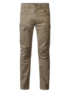 PANTALÓN BOLSO CARGO TAPERED FIT CAMEL