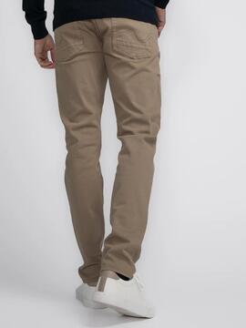 PANTALÓN VAQUERO SEAHAM SLIM FIT CAMEL