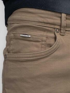 PANTALÓN VAQUERO SEAHAM SLIM FIT CAMEL