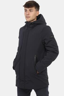 CHAQUETA ACOLCHADA DE HOMBRE SOFTSHELL AZUL MARINO