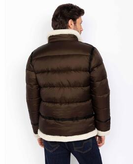 CHAQUETA SHERPA IDAK BROWN