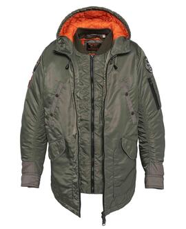 CHAQUETA ACOLCHADA N-3B VINTRS SAGE GREEN