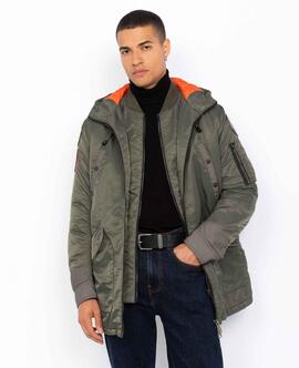 CHAQUETA ACOLCHADA N-3B VINTRS SAGE GREEN