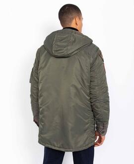 CHAQUETA ACOLCHADA N-3B VINTRS SAGE GREEN