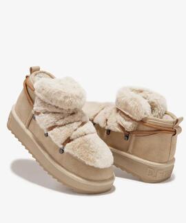 BOTÍN NORDIC TRACK FUR LOW BEIGE