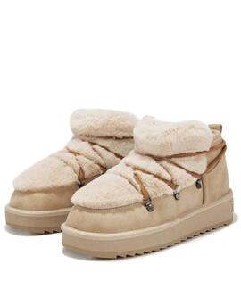 BOTÍN NORDIC TRACK FUR LOW BEIGE