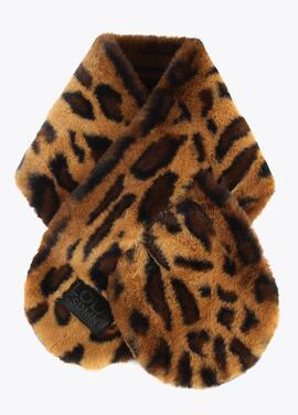 CUELLO PELO EFECTO PIEL ANIMAL PRINT