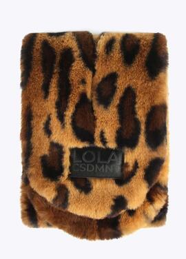 CUELLO PELO EFECTO PIEL ANIMAL PRINT