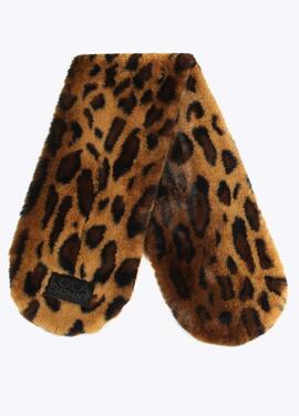 CUELLO PELO EFECTO PIEL ANIMAL PRINT