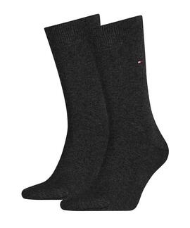 CALCETINES UNISEX TH MEN SOCK CLASSIC 2 PACK GRIS MELANGE