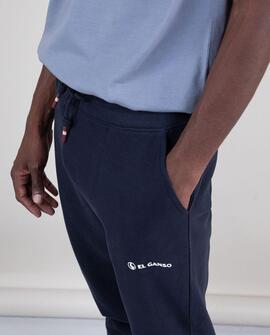 PANTALÓN JOGGER FELPA AZUL MARINO