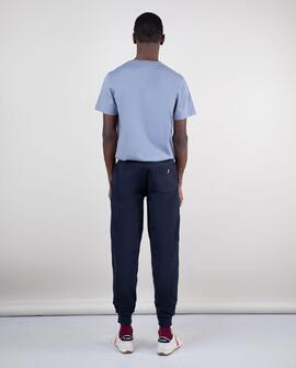 PANTALÓN JOGGER FELPA AZUL MARINO