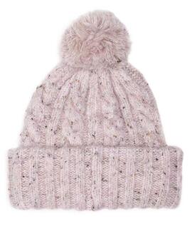 GORRO DE LANA LEVI'S® BACKPATCH POM POM LIGHT PINK