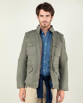 CHAQUETA FIELD JACKET VERDE CAQUI