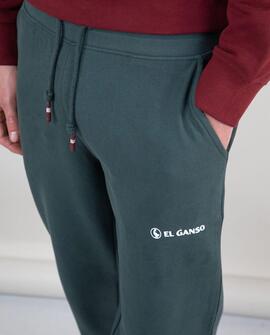 PANTALÓN JOGGER FELPA VERDE