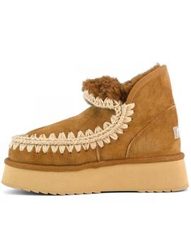 BOTA MINI ESKIMO PLATFORM GOGNAC