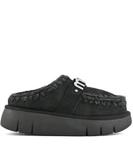 ZUECO BOUNCE CLOG METAL LOGO BLACK