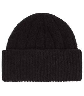 GORRO DE LANA Y ALPACA TIMELESS BLACK