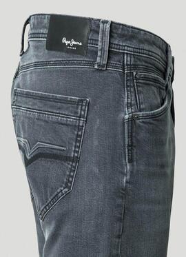 PANTALÓN VAQUERO TAPERED JEANS SPIKE UM5 DENIM GRIS OSCURO