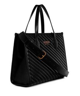 BOLSO TOTE SILVANA 2 COMPARTIMENTOS BLACK