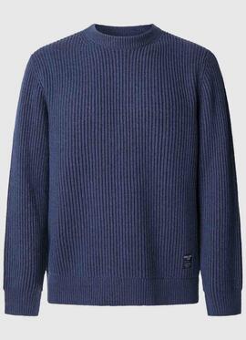 JERSEY LAWSON CREW NECK 579 STERLING BLUE