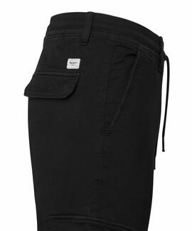 PANTALÓN BOLSO CARGO GYMDIGO 999 BLACK