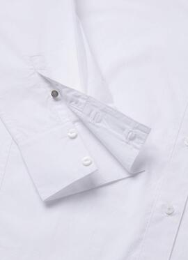 CAMISA AGNES 505 MOUSSE WHITE