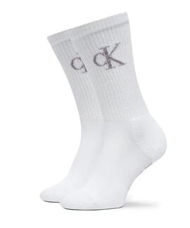 CALCETINES CKJ WOMEN SOCK 2 PAIR RUNFREE LOGO PURPLE / WHITE