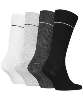 CALCETINES CKJ MEN SOCK 4 PAIR GIFTBOX BLACK / WHITE