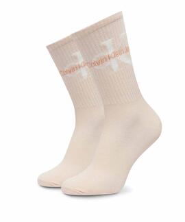 CALCETINES CKJ WOMEN SOCK 4 PAIR GIFTBOX LOGO PEACH