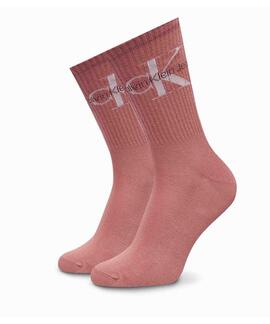 CALCETINES CKJ WOMEN SOCK 4 PAIR GIFTBOX LOGO PINK / WHITE